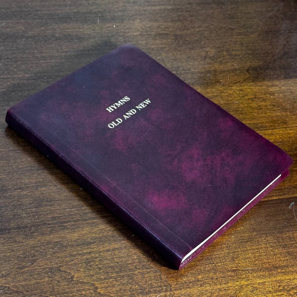 Hymns Old and New 1987 R.L. Allan & Son Burgundy Hardcover Christian Hymnal